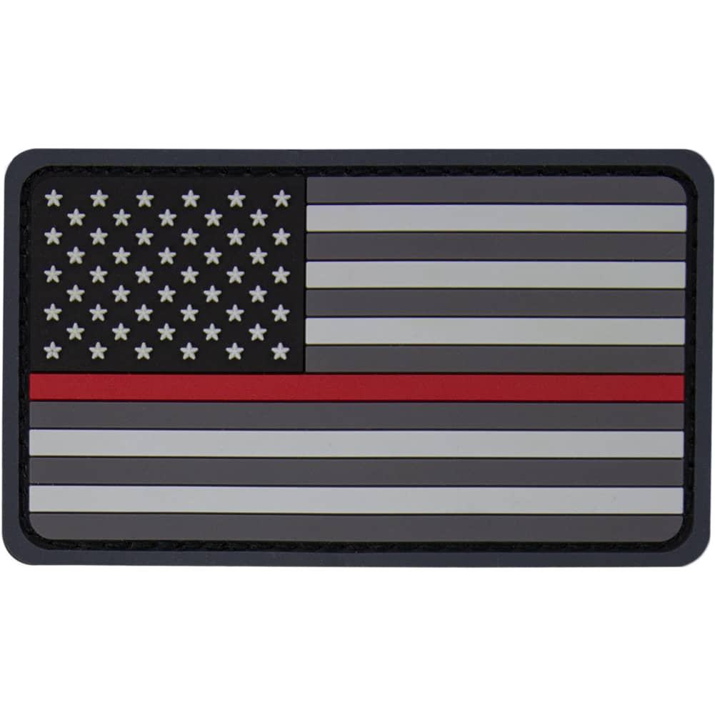 Pvc american flag patch