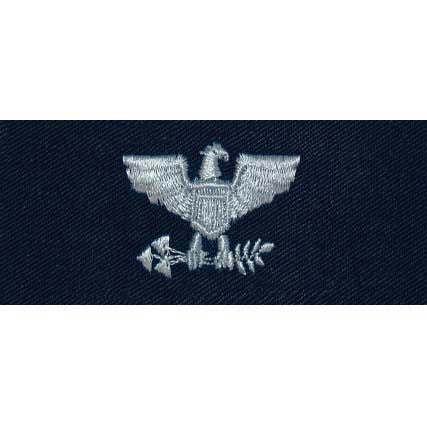 Navy Embroidered Coverall Collar Insignia Rank | USAMM