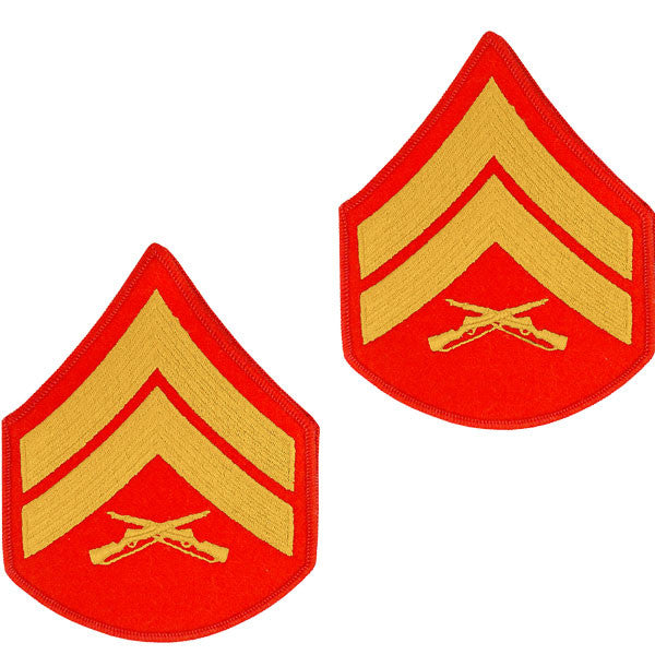 USAMM - Army Class A (Gold on Green) Enlisted Rank - Female Size