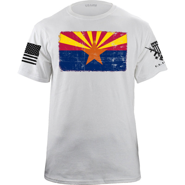 Distressed Arizona Flag | USAMM T-Shirt