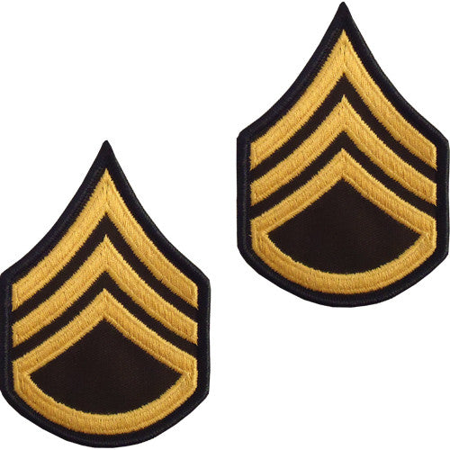USAMM - Army Class A (Gold on Green) Enlisted Rank - Female Size