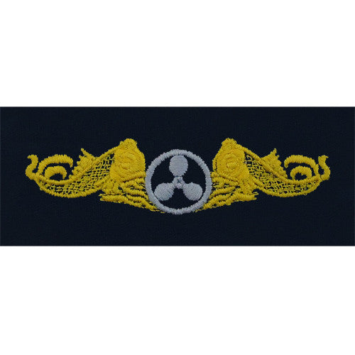 Navy Submarine Engineering Duty Embroidered Coverall Breast Insignia
