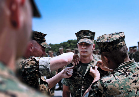 Marine Corps ranks promotion