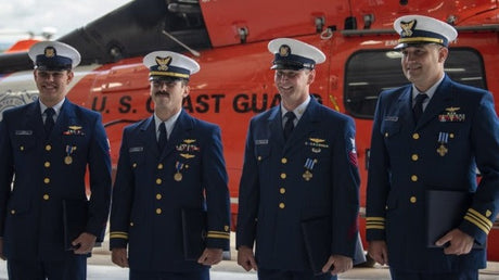 Coast Guardsmen Earn Distinguished Flying Crosses, Air Medals