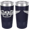 Navy Aviation Warfare Specialist Badge Laser Engraved 20oz Tumbler