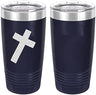 Navy Chaplain Christian Badge Laser Engraved 20oz Tumbler