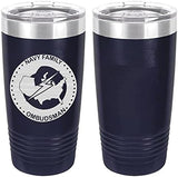 Navy Ombudsman Badge Laser Engraved 20oz Tumbler