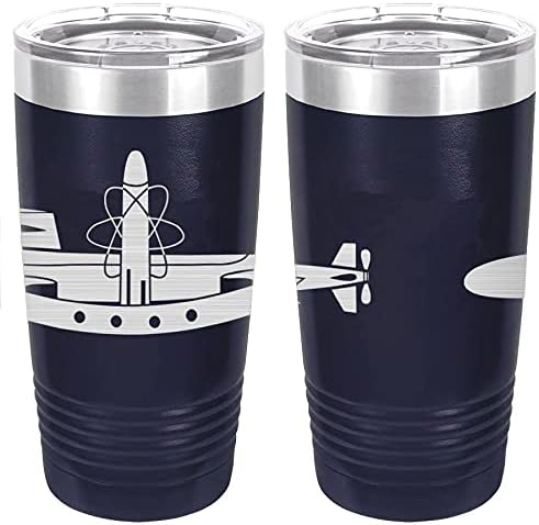 Navy Submarine Deterrent Patrol (SSBN) Badge Laser Engraved 20oz Tumbler