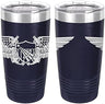 Navy Naval Astronaut Badge Laser Engraved 20oz Tumbler