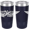 Navy Aviation Supply Corps Badge Laser Engraved 20oz Tumbler