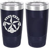 Navy Command At Sea Badge Laser Engraved 20oz Tumbler