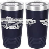 Navy Submarine Combat Patrol Badge Laser Engraved 20oz Tumbler