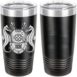 Navy Diver Master Badge Laser Engraved 20oz Tumbler