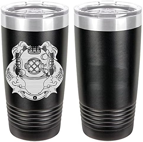 Navy Diver First Class Badge Laser Engraved 20oz Tumbler