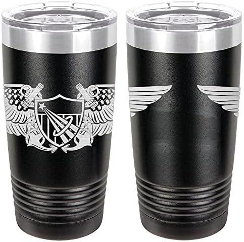 Navy Naval Astronaut Badge Laser Engraved 20oz Tumbler