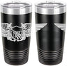 Navy Naval Astronaut Badge Laser Engraved 20oz Tumbler