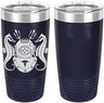 Navy Diver Medical Badge Laser Engraved 20oz Tumbler