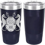 Navy Diving Officer Badge Laser Engraved 20oz Tumbler