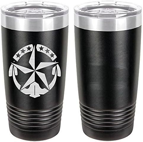 Navy Command At Sea Badge Laser Engraved 20oz Tumbler