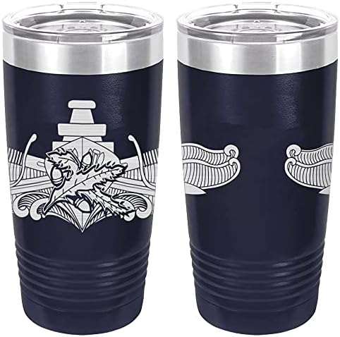 Navy Surface Warfare Supply Officer Badge Laser Engraved 20oz Tumbler