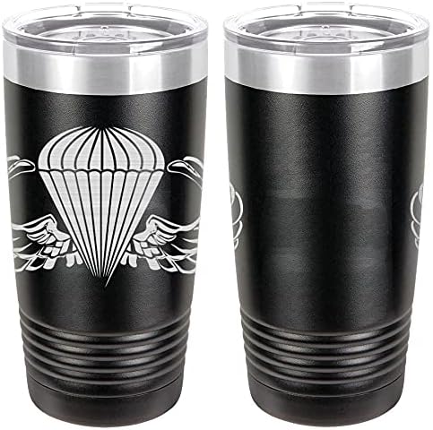 Navy Basic Parachutist Badge Laser Engraved 20oz Tumbler