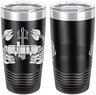 Navy Deep Submergence Badge Laser Engraved 20oz Tumbler