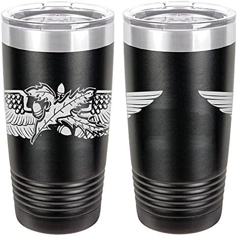 Navy Aviation Supply Corps Badge Laser Engraved 20oz Tumbler