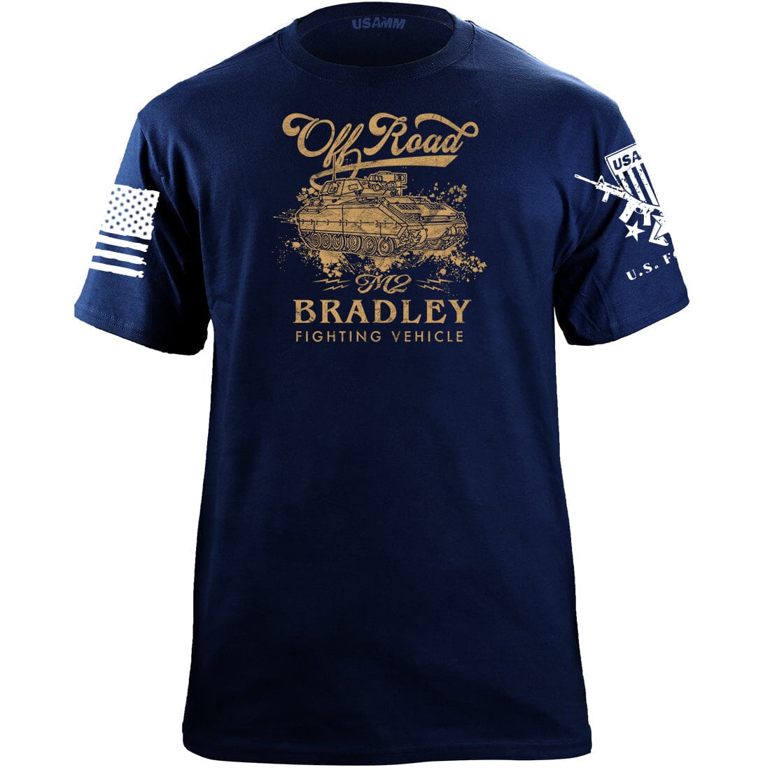 Off Roadin' Bradley Vehicle Graphic T-shirt Shirts 56.566.N