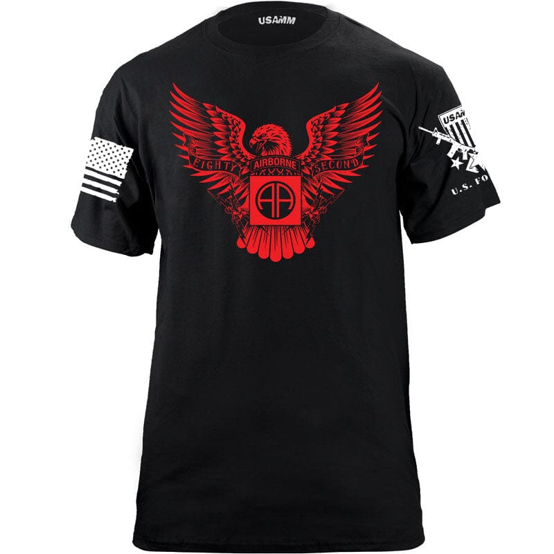 Eighty Second Airborne Eagle Tshirt Shirts 56.731BK