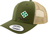 4th Infantry Division Snapback Trucker Cap - Multicam Hats and Caps Hat.0690