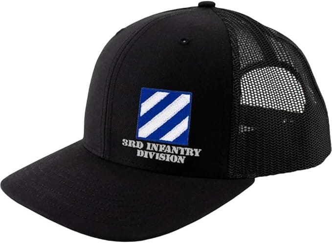 3rd Infantry Division Snapback Trucker Cap - Multicam Hats and Caps Hat.0672