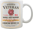 Afghanistan Campaign Veteran Whiskey Label Coffee Mug Mugs 