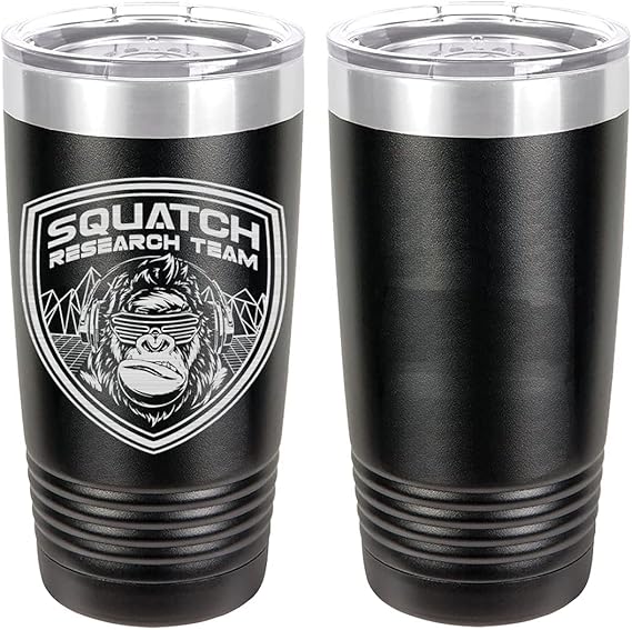 Squatch Research Team Laser Engraved 20oz Tumbler