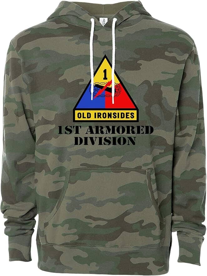 1st Armored Full Color Pullover Hoodie Hoodie 55.376