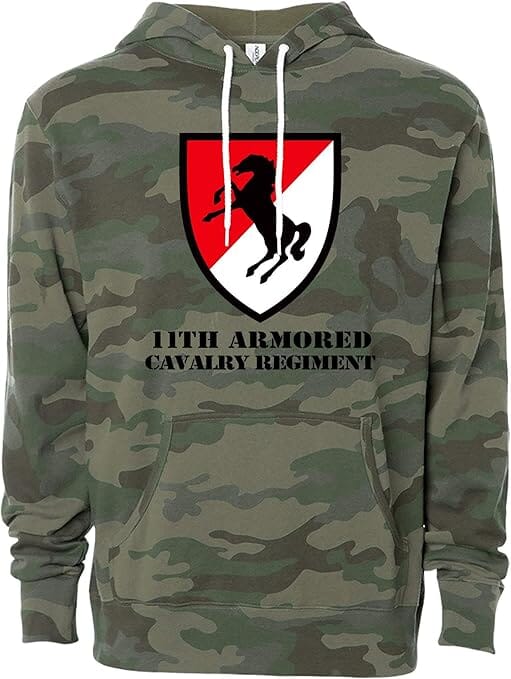 11th Armored Cavalry Full Color Pullover Hoodie Hoodie 55.386