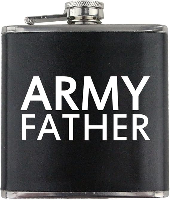 Army Father Family 6oz. Flask