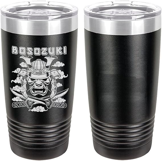 Bosozuki - Street Samurai Laser Engraved 20oz Tumbler