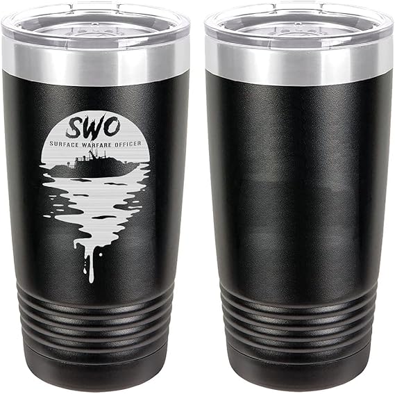 Surface Warfare Officer (SWO) Laser Engraved 20oz Tumbler