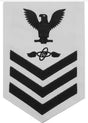 Navy E-4/5/6 Aviation Electronics Technician Rating Badges White Badges 81273