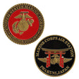 1-1/2" MCAS Iwakuni W/Sleeve Coin Challenge Coins 