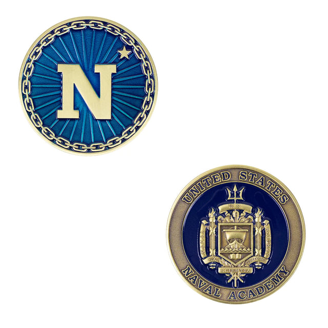 US Navy Academy Coin Challenge Coins 