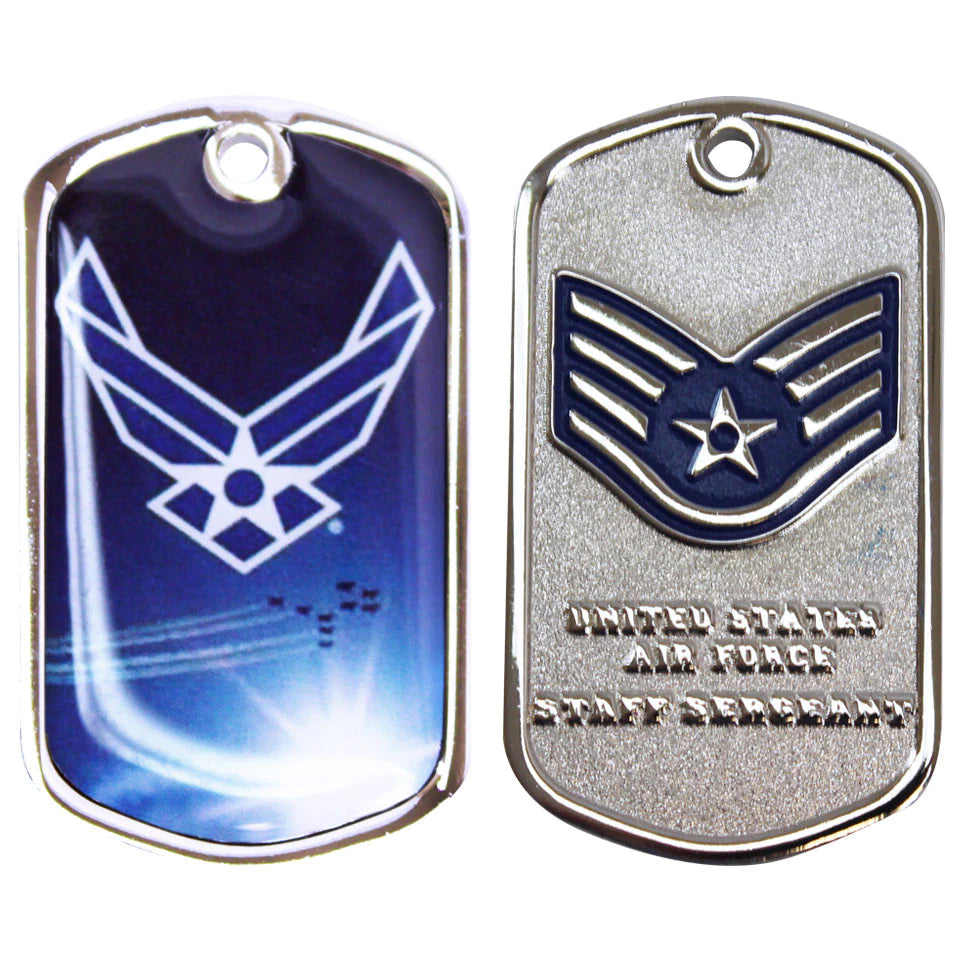 Air Force Staff Sergeant W/Sleeve Coin Challenge Coins 