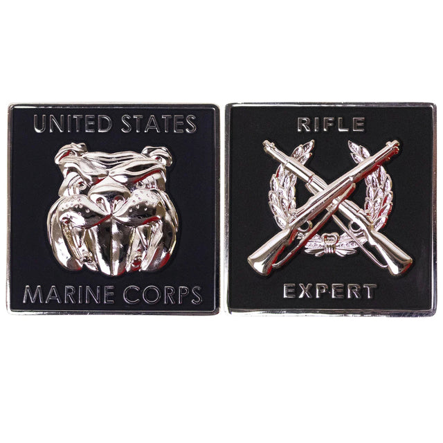 1 3/4" USMC Rifle Expert Coin Challenge Coins 