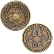 1-1/2" Marine Corps Staff NCO W/Sleeve Coin Challenge Coins 