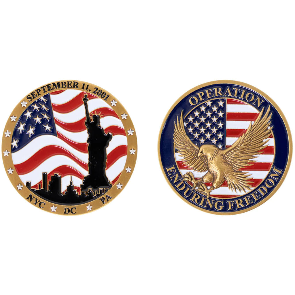 2 Inch Operation Enduring Freedom Coin Challenge Coins 