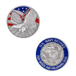 1-3/4 U.S. Navy Retired W/Sleeve Coin Challenge Coins 