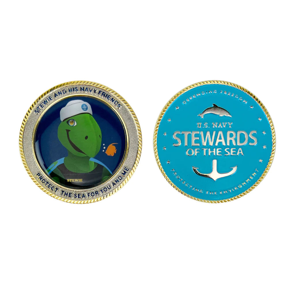 2" Stewards Of The Sea Coin Challenge Coins 