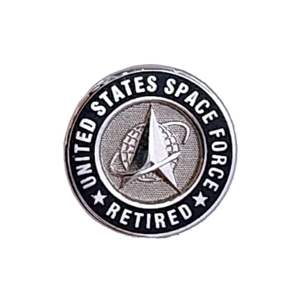 Space Force Retired Lapel Pin | USAMM