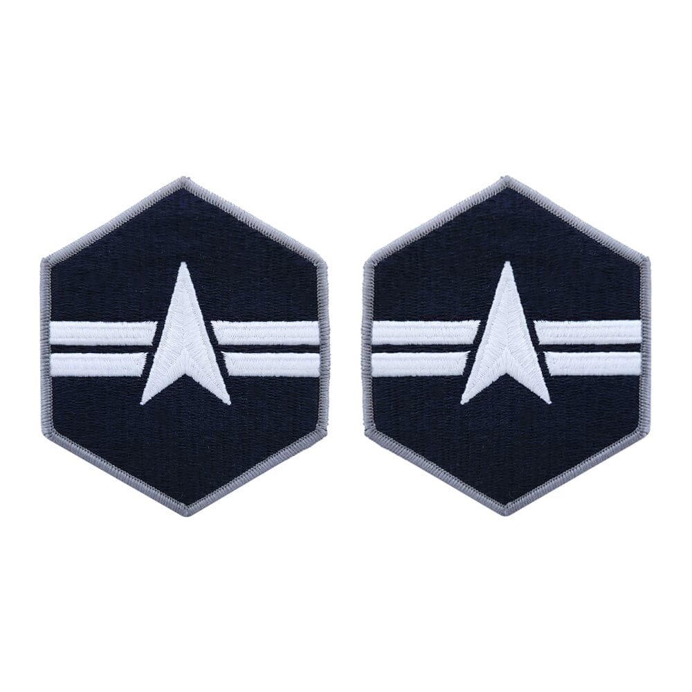 Space Force Embroidered Chevron Enlisted Rank - Large Size Rank 86094