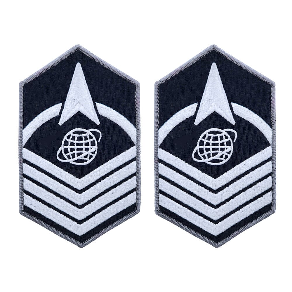 Space Force Embroidered Chevron Enlisted Rank - Large Size Rank 86098